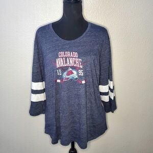 Colorado Avalanche Women's Blue Top